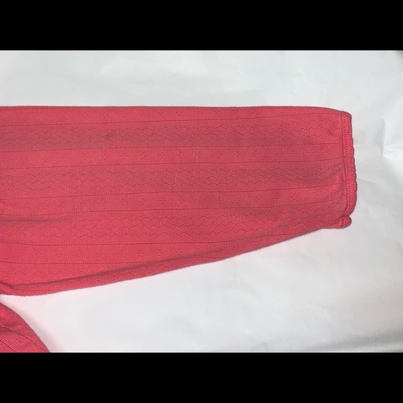 Sarah Spencer pink cotton button-down cardigan (size 1X) - Picture 4 of 6